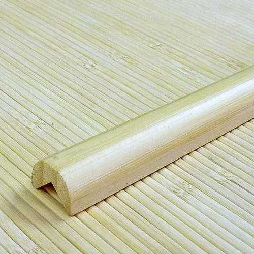 Планка бамбуковая для внешнего угла натуральная