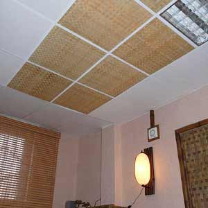 Бамбуковые панели на потолке АРМСТРОНГ