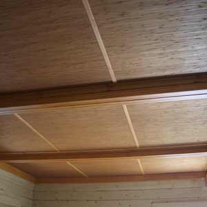 Бамбуковое полотно Коньяк, Кофе на потолке